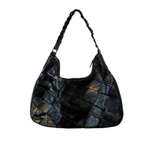 Elliott Lucca Vintage Black Hobo Bag Purse